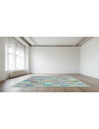 Blå Afghanistan Kelim  145 x 103 cm