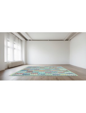 Blau Afghanistan Kelim  145 x 103 cm
