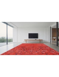 Naranja Persa Alfombra persa vintage 145 x 125 cm - view 2
