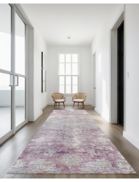 Grön Persien Persisk vintage matta  295 x 93 cm