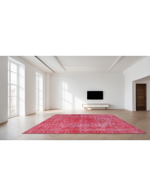 Roze Perzië Perzisch Vintage Tapijt  270 x 175 cm