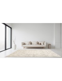 Beige Perzië Perzisch Vintage Tapijt  282 x 192 cm