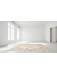 Beige Persa Alfombra persa vintage  290 x 190 cm