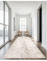 Beige Persan Tapis Persan vintage  325 x 78 cm