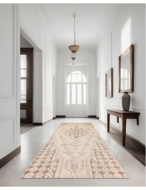 Beige Persien Persischer Vintage Teppich 155 x 75 cm - view 2