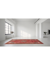 Rouge Persan Tapis persan  244 x 145 cm