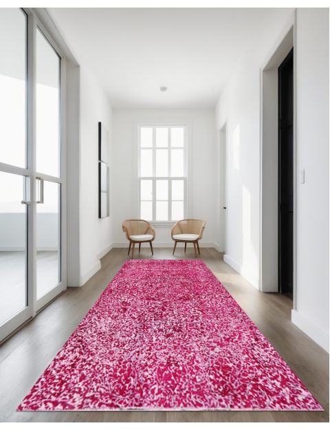Roze Perzië Perzisch Vintage Tapijt 225 x 135 cm - view 2