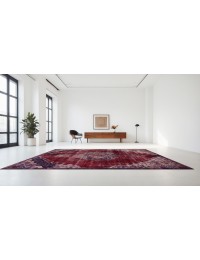 Lila Persien Persisk vintage matta  406 x 230 cm