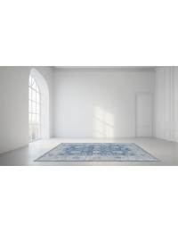 Blå text_origin_3 OUSHAK Indo  268 x 190 cm