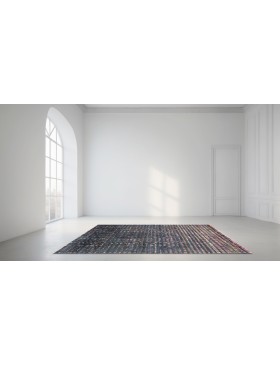 Svart India Taj Wool & Silk  305 x 200 cm