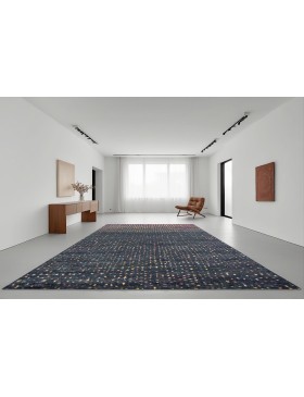 Zwarte  India Taj Wool & Zijde  308 x 202 cm