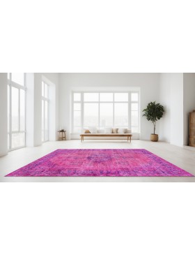 Roze Turkije Vintage Tapijt  291 x 180 cm