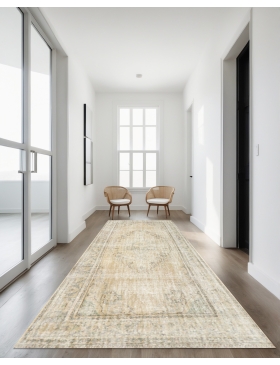 Beige Turco Tappeto vintage persiano 290 x 162 cm - view 2