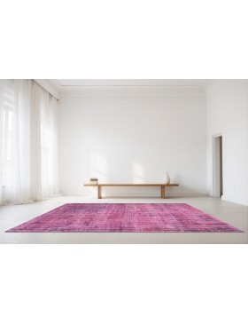 Rosa Türkei Persischer Vintage Teppich  240 x 153 cm