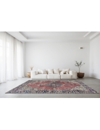 Beige Turkey Vintage Carpet 210 x 108 cm - view 2