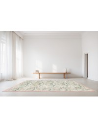 Beige Turkiet vintage matta  287 x 178 cm