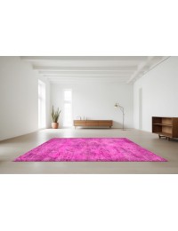 Rosa Turquía Alfombra vintage 210 x 117 cm - view 1
