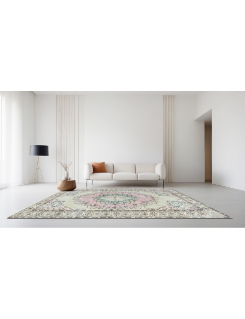 Beige Turc Tapis vintage 254 x 170 cm - view 2