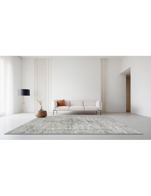 Grå Tyrkia vintage teppe 260 x 159 cm - view 1