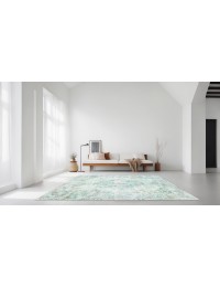 Vert Turc Tapis vintage  292 x 192 cm