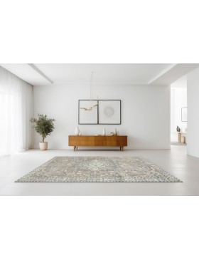 Beige Turc Tapis vintage  270 x 163 cm