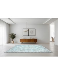 Blå Tyrkiet Vintagetæppe 327 x 196 cm - view 2