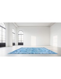 Bleu Turc Tapis vintage  283 x 181 cm