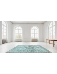 Blauw Turkije Vintage Tapijt 290 x 185 cm - view 2