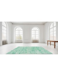 Vert Turc Tapis vintage  290 x 200 cm