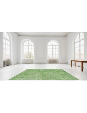 Vert Turc Tapis vintage  237 x 140 cm