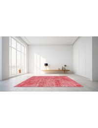 Rood Turkije Vintage Tapijt 270 x 175 cm - view 1