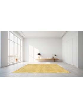 Amarillo Turquía Alfombra vintage  247 x 156 cm