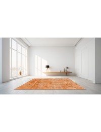 Naranja Turquía Alfombra vintage  270 x 200 cm
