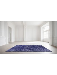 Azul Turquía Alfombra vintage 190 x 106 cm - view 2