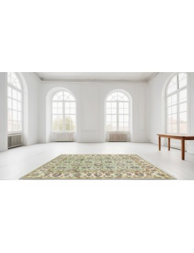 Groen Afghanistan Ziegler Tapijt  293 x 204 cm