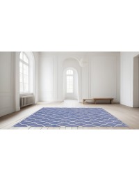 Blau Afghanistan Kelim 297 x 202 cm - view 1