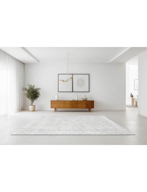 Beige Persien Persisk Vintagetæppe  277 x 191 cm