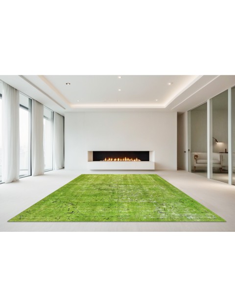 Green  Persia Persian Vintage Carpet  310 x 220 cm