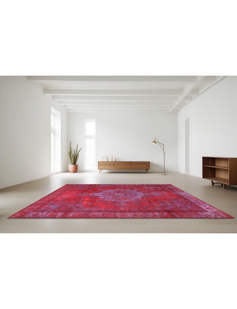 Rot Persien Persischer Vintage Teppich  372 x 279 cm