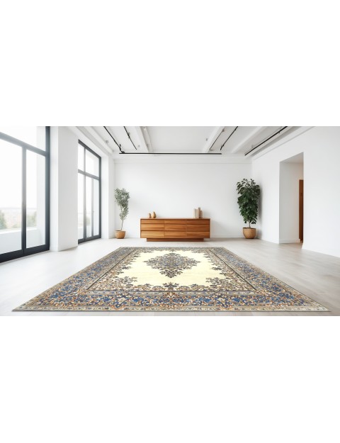 Beige Persien Kerman  377 x 270 cm