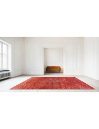 Röda Turkiet  vintage matta  245 x 140 cm
