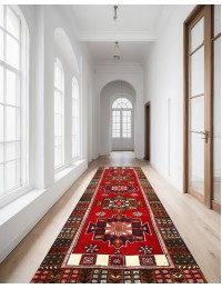 Rojo Persa Alfombra Persa 310 x 95 cm - view 1
