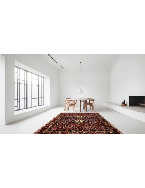 Rød Persia Hamadan  180 x 134 cm