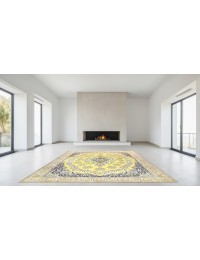 Jaune Persan Tapis persan 418 x 297 cm - view 1