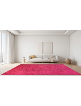 Rosa Persiano Tappeto vintage persiano  287 x 198 cm