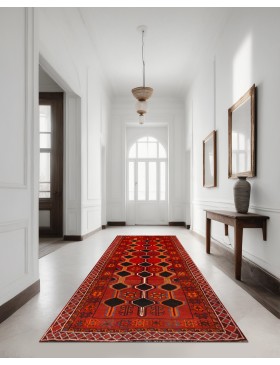 Punainen Persia Persialainen matto  262 x 124 cm