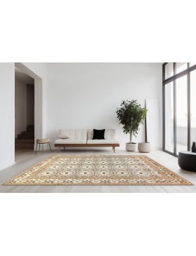 Beige Persien Persisk matta  389 x 303 cm