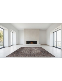 Beige Persien Persisk matta 376 x 291 cm - view 1