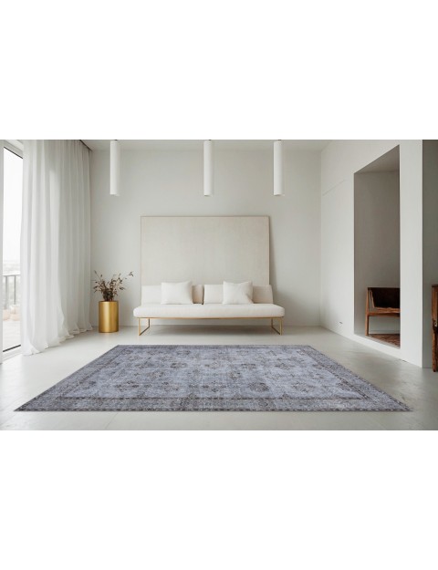 Grijs Turkije Vintage Tapijt  290 x 193 cm