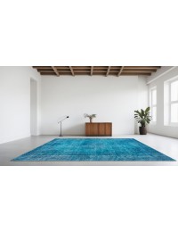 Blauw Turkije Vintage Tapijt 285 x 175 cm - view 2